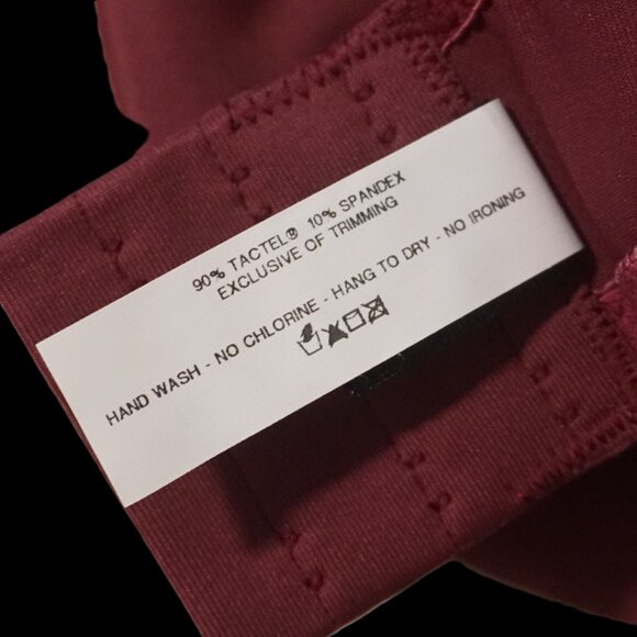 Fredrick’s of Hollywood Burgandy Smooth Microfiber Bra Style #51147 Size 36F - Picture 5 of 7